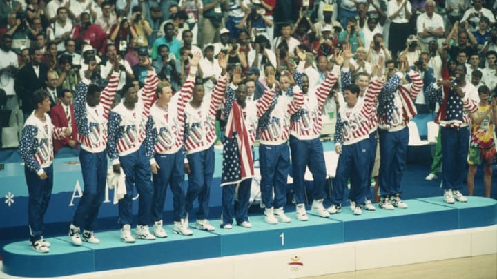 Team USA 1992 Dream Team (Photo by Dimitri Iundta/Corbis/VCG via Getty Images)