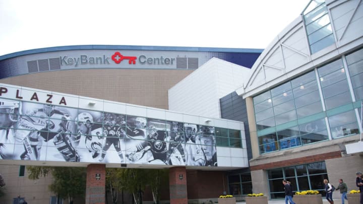 KeyBank Center Buffalo Sabres and the Montreal Canadiens (Photo by Kevin Hoffman/Getty Images)
