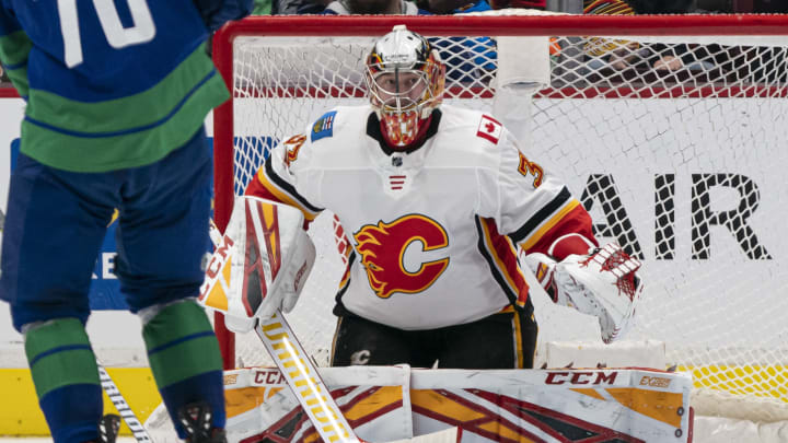 VANCOUVER, BC – FEBRUARY 08: David Rittich (Photo by Rich Lam/Getty Images)