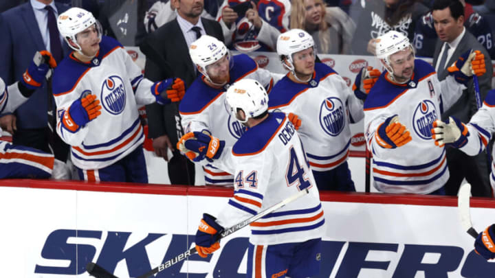 Oct 1, 2022; Winnipeg, Manitoba, CAN; Jason Demers. Mandatory Credit: James Carey Lauder-USA TODAY Sports