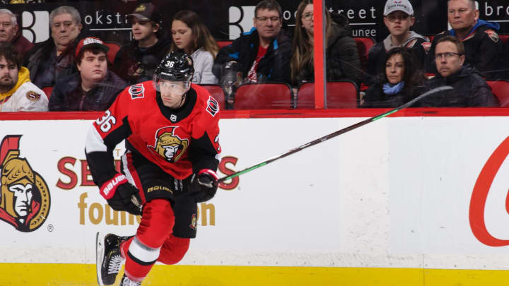 Colin White #36, Ottawa Senators (Photo by Jana Chytilova/Freestyle Photography/Getty Images)