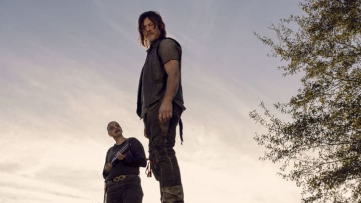 Norman Reedus as Daryl Dixon, Samantha Morton as Alpha - The Walking Dead _ Season 9, Episode 15 - Photo Credit: Gene Page/AMC