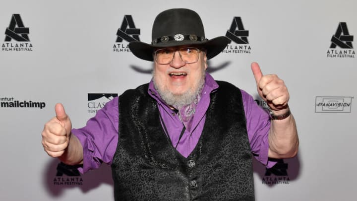 ATLANTA, GEORGIA - APRIL 22: George R.R. Martin attends "Night Of The Cooters" screening during the 2023 Atlanta Film Festival -at Rialto Center for the Arts at Georgia State University on April 22, 2023 in Atlanta, Georgia. (Photo by Paras Griffin/Getty Images)