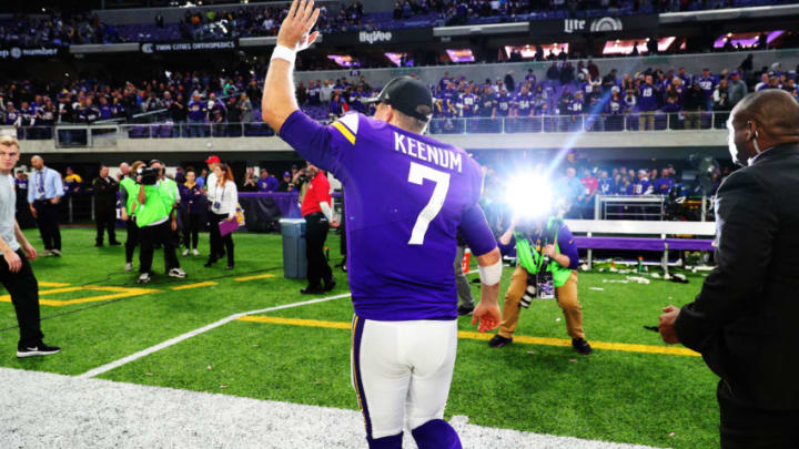 MINNEAPOLIS, MN - DECEMBER 17: Case Keenum