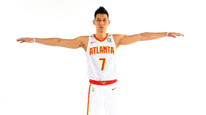 Jeremy Lin #7 of the Atlanta Hawks (Photo by Scott Cunningham/NBAE via Getty Images)