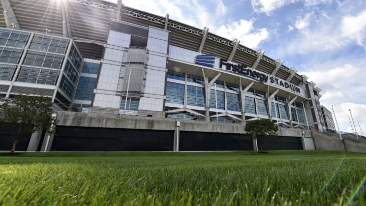 CLEVELAND, OHIO – SEPTEMBER 08: An exterior view of FirstEnergy Stadium is seen before the start of the game between the Tennessee Titans and the Cleveland Browns on September 08, 2019, in Cleveland, Ohio. (Photo by Jason Miller/Getty Images)