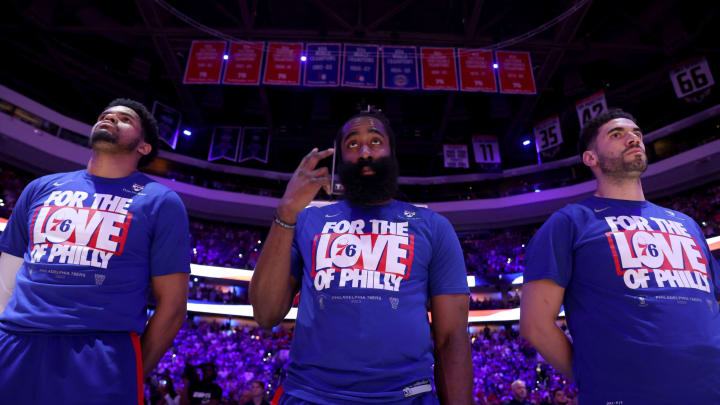 Philadelphia 76ers, James Harden (Photo by Tim Nwachukwu/Getty Images)