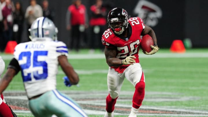 ATLANTA, GA - NOVEMBER 12: Tevin Coleman