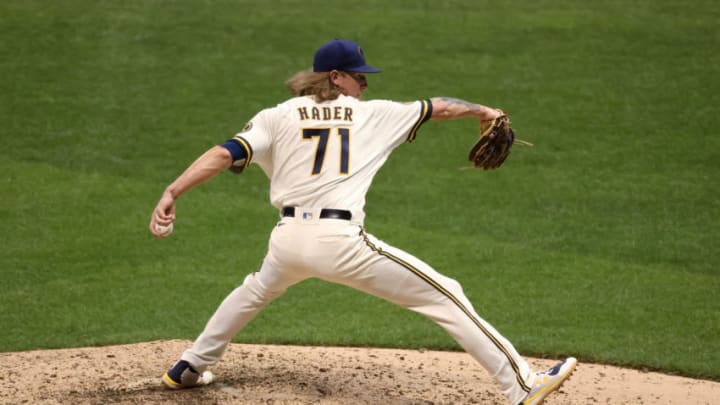 Josh Hader, #71, Milwaukee Brewers, (Photo by Dylan Buell/Getty Images)