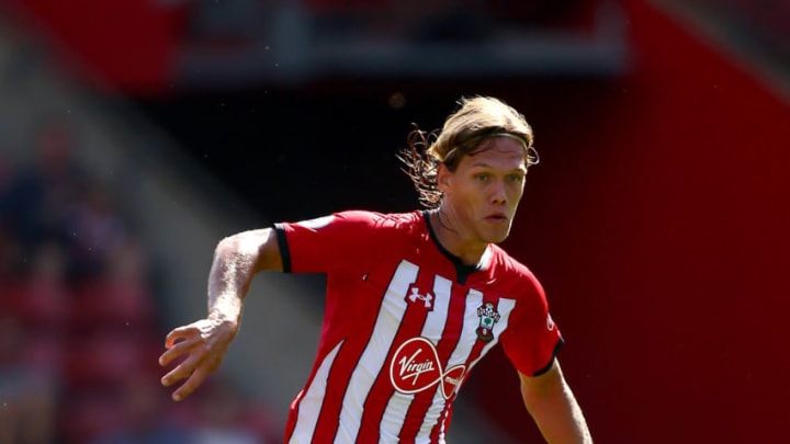 SOUTHAMPTON, ENGLAND – AUGUST 04: Jannik Vestergaard of Southampton during the pre-season friendly match between Southampton v Borussia Monchengladbach at St Mary’s Stadium on August 4, 2018 in Southampton, England. (Photo by Jordan Mansfield/Getty Images)
