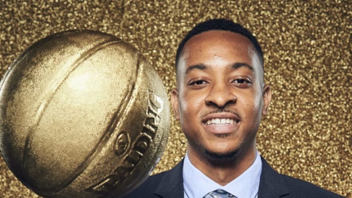 NEW YORK, NY - JUNE 26: C.J. McCollum #3 of the Portland Trail Blazers poses for a portrait at the NBA Awards Show on June 26, 2017 at Basketball City at Pier 36 in New York City, New York. NOTE TO USER: User expressly acknowledges and agrees that, by downloading and or using this photograph, user is consenting to the terms and conditions of Getty Images License Agreement. Mandatory Copyright Notice: Copyright 2017 NBAE (Photo by Jennifer Pottheiser/NBAE via Getty Images)