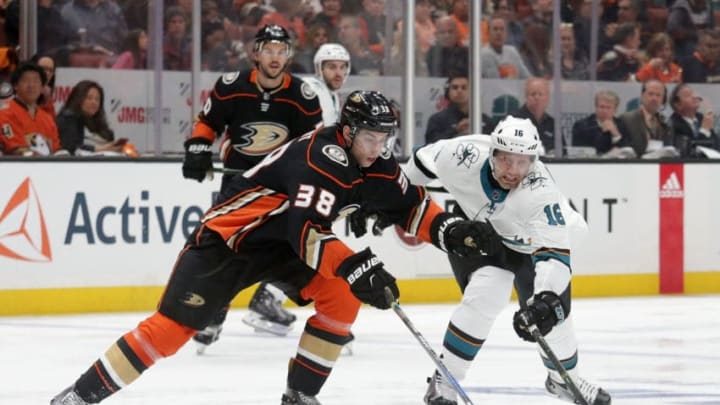 ANAHEIM, CA - APRIL 12: Derek Grant (Photo by Jeff Gross/Getty Images)