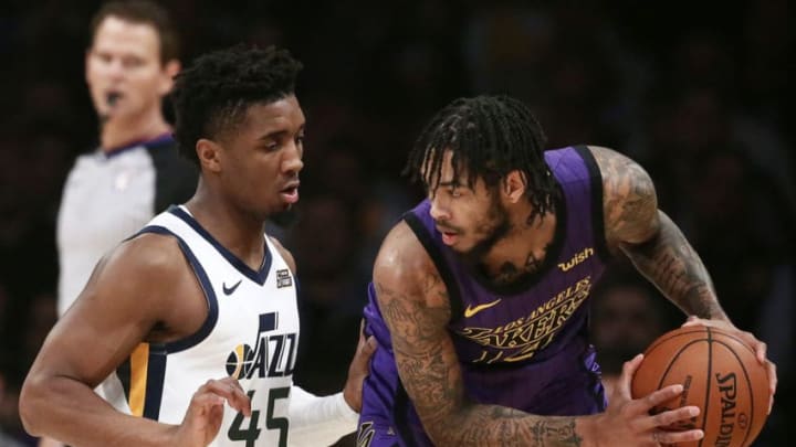 Los Angeles Lakers, Brandon Ingram, Donovan Mitchell (Photo by Chris Elise/NBAE via Getty Images)