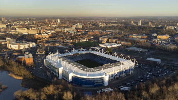 An aerial view of King Power Stadium, Leicester City (Photo by Michael Regan/Getty Images)
