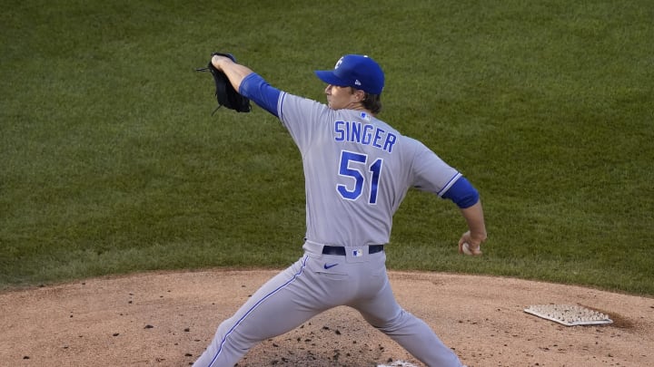 Brady Singer #51 of the Kansas City Royals (Photo by Nuccio DiNuzzo/Getty Images)