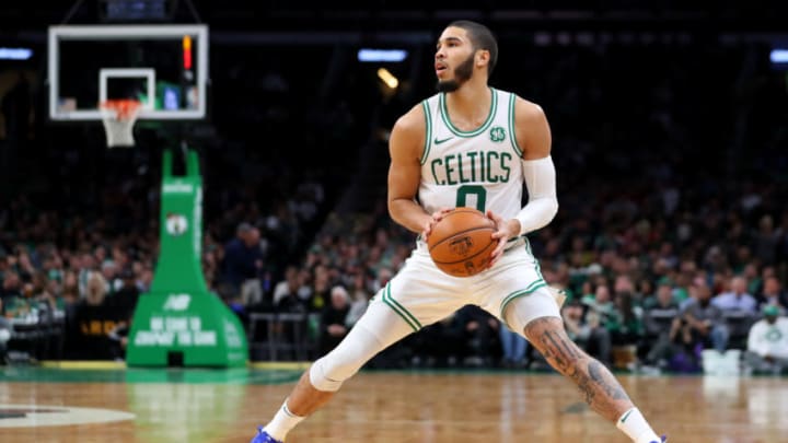 Former Duke basketball player and current Boston Celtics star Jayson Tatum (Photo by Maddie Meyer/Getty Images)