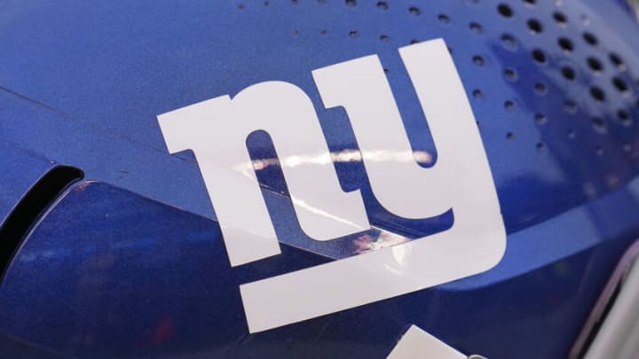 New York Giants logo (Photo by Mitchell Leff/Getty Images)