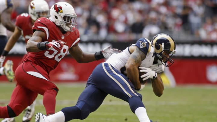 GLENDALE, AZ - DECEMBER 08: Tight End Lance Kendricks