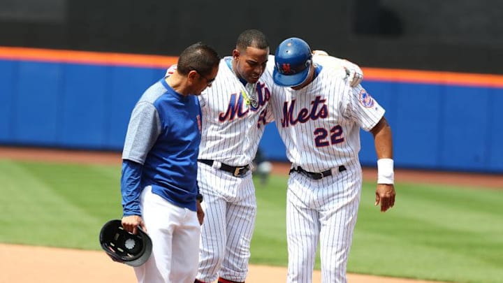 Yoenis Cespedes, New York Mets. (Photo by Al Bello/Getty Images)