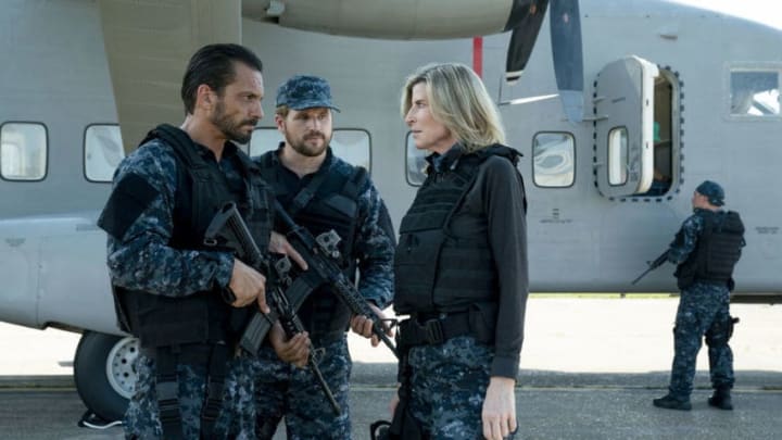 THE PURGE -- "Hail Mary" Episode 208 -- Pictured: Christine Dunford as SGT Andrea Ziv -- (Photo by: Alfonso Bresciani/USA Network)