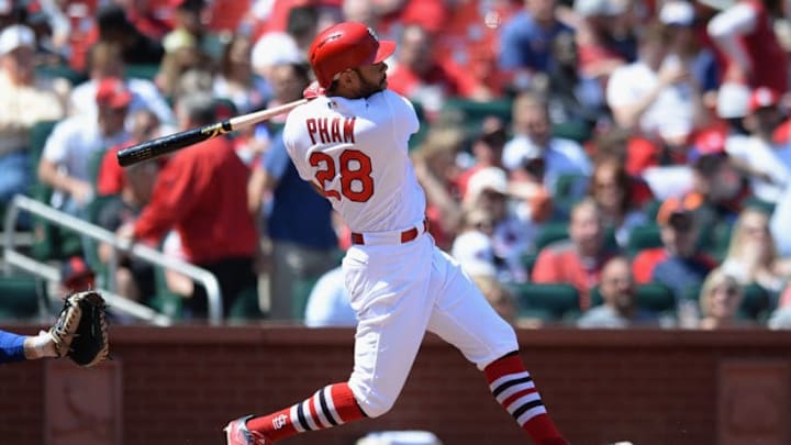 ST. LOUIS, MO - APRIL 26: Tommy Pham