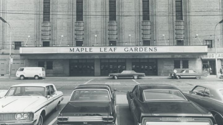 CANADA - JUNE 26: Maple leaf gardens; which was built by Conn Smythe in 1931; has been one of the most profitable are nas in North America. There are nearly automatic sellouts whenever hockey's Maple Leafs play a home game and prices keep rising. Gardens has also increasingly been used for others events; such as circuses and rallies. (Photo by Bob Olsen/Toronto Star via Getty Images)
