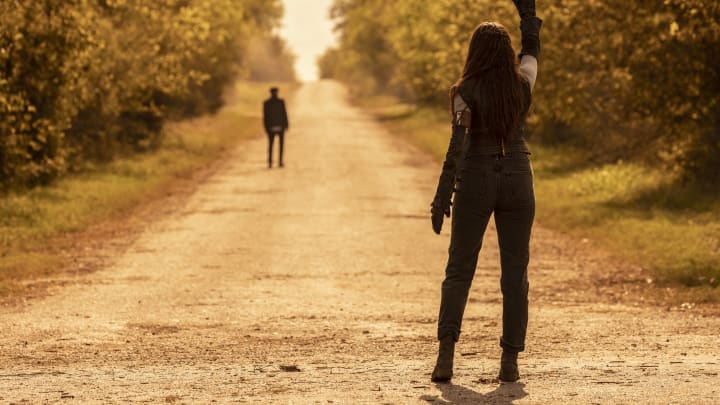 Alycia Debnam-Carey as Alicia Clark – Fear the Walking Dead _ Season 7, Episode 9 – Photo Credit: Lauren “Lo” Smith/AMC