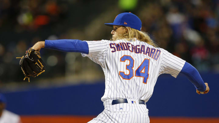 NEW YORK, NY – APRIL 09: Noah Syndergaard (Photo by Rich Schultz/Getty Images)