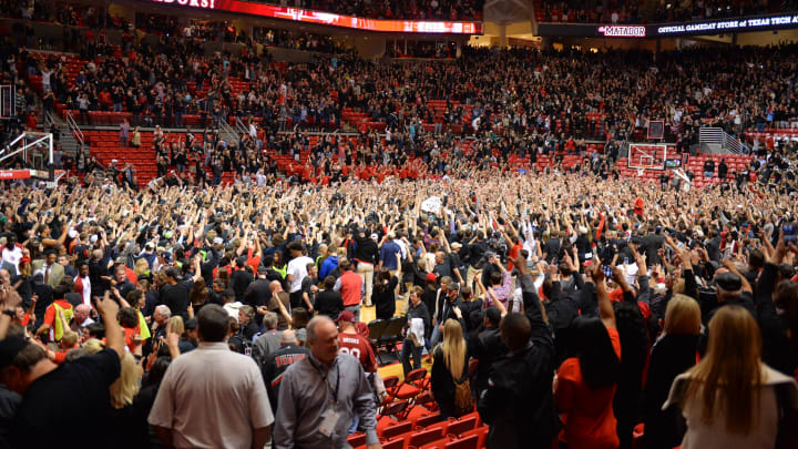 The Texas Tech Red Raiders fans (Photo by John Weast/Getty Images)