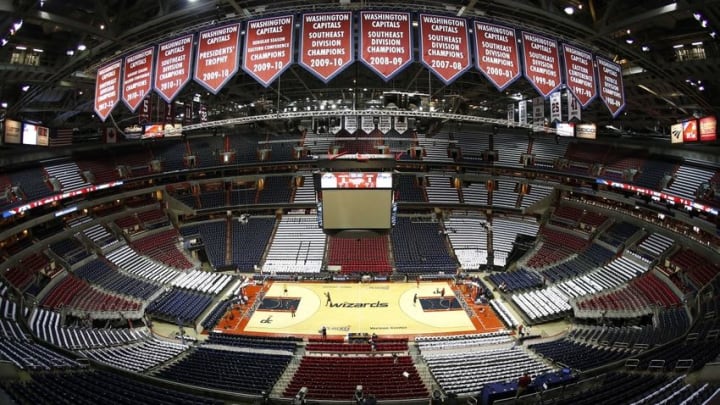 May 15, 2014; Washington, DC, USA; A general view of Verizon Center prior to the game between the Washington Wizards and the Indiana Pacers in game six of the second round of the 2014 NBA Playoffs. Mandatory Credit: Geoff Burke-USA TODAY Sports