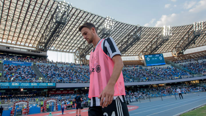 Daniele Rugani could make his first start of the season on Wednesday. (Photo by Daniele Badolato – Juventus FC/Getty Images)