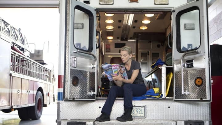 CHICAGO FIRE -- "This Isn't Charity" Episode 704 -- Pictured: Kara Killmer as Sylvie Brett -- (Photo by: Adrian Burrows/NBC)
