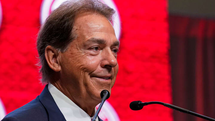 Nick Saban Mandatory Credit: Dale Zanine-USA TODAY Sports