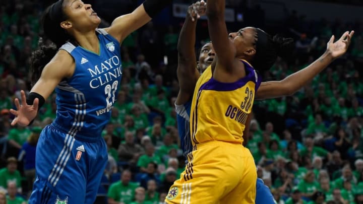 MINNEAPOLIS, MN - OCTOBER 11: Nneka Ogwumike