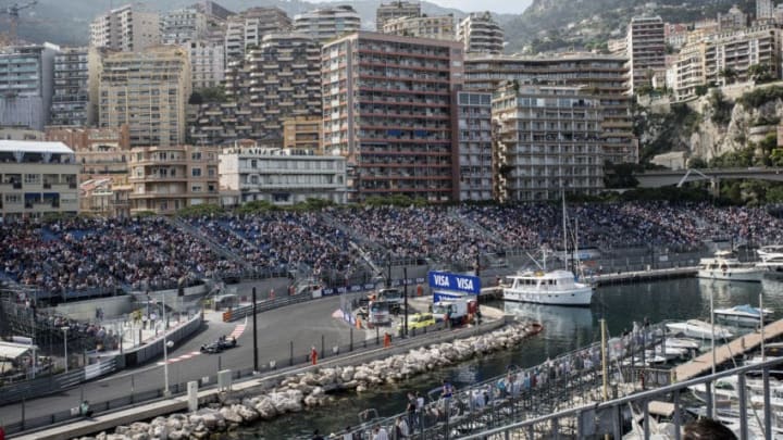 MONTE CARLO, MONACO - MAY 13: Mitch Evans (NZL), Jaguar Racing, Spark-Jaguar, Jaguar I-Type 1, on track during the Monaco ePrix, fifth round of the 2016/17 FIA Formula E Series on May 13, 2017 in Monte Carlo, Monaco. (Photo by LAT Images/Jaguar Racing via Getty Images)