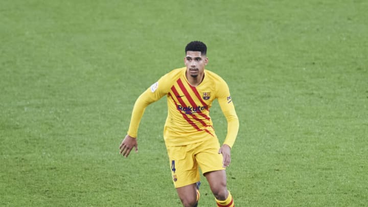 Ronald Araujo of FC Barcelona. (Photo by Juan Manuel Serrano Arce/Getty Images)