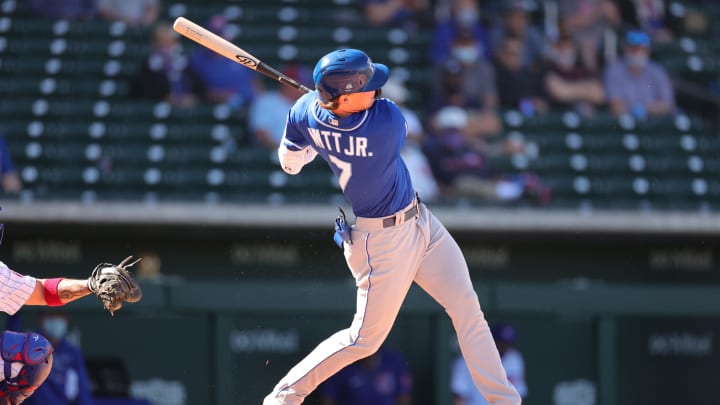 Bobby Witt Jr #7 of the Kansas City Royals (Photo by Carmen Mandato/Getty Images)