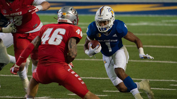 Brandon Shook, New Mexico Football. Mandatory Credit: Stan Szeto-USA TODAY Sports