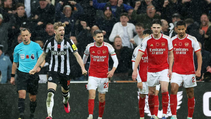 Arsenal struggled to create a chance at St. James’ Park on Saturday. (Photo by Ian MacNicol/Getty Images)