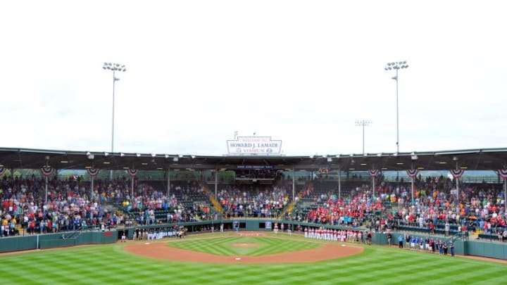 Aug 27, 2015; Williamsport, PA, USA; A general view of the field prior to the game between the Mexico Region and Latin America Region at Howard J. Lamade Stadium. Mandatory Credit: Evan Habeeb-USA TODAY Sports