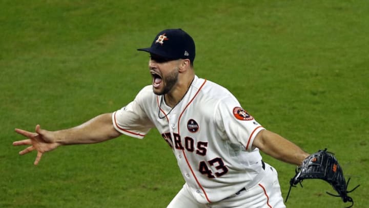 HOUSTON, TEXAS - OCTOBER 21: Lance McCullers Jr.