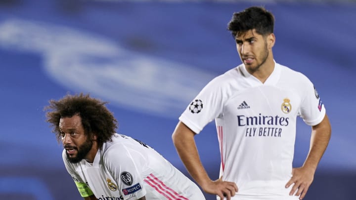 Real Madrid, Marco Asensio, Marcelo (Photo by Diego Souto/Quality Sport Images/Getty Images)