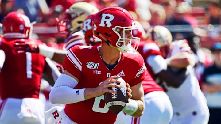 Artur Sitkowski, Rutgers Scarlet Knights. (Photo by Corey Perrine/Getty Images)