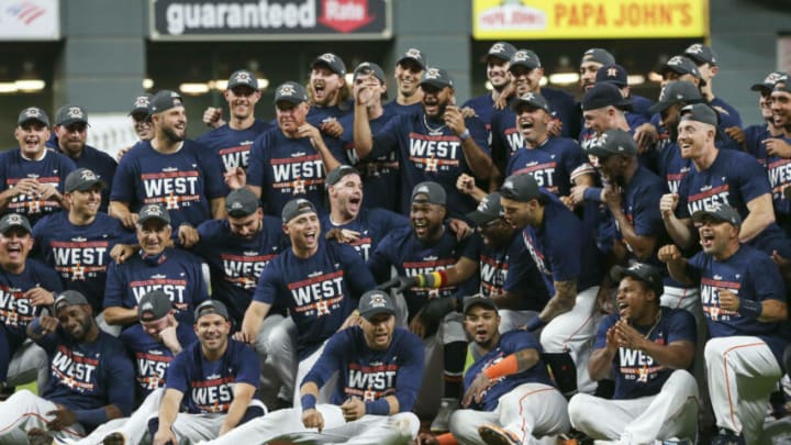 Astros clinch AL West tital with 3-2 win over Rays