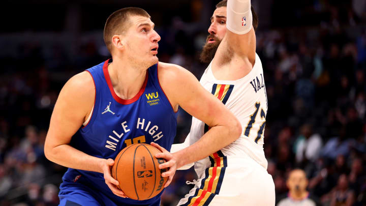 Nikola Jokic, Denver Nuggets. (Photo by Jamie Schwaberow/Getty Images)