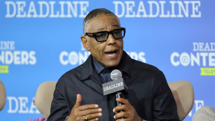 LOS ANGELES, CALIFORNIA - APRIL 09: Actor Giancarlo Esposito speaks onstage during AMC Networks' 'Better Call Saul' panel during Deadline Contenders Television at Paramount Studios on April 09, 2022 in Los Angeles, California. (Photo by Kevin Winter/Getty Images for Deadline Hollywood )