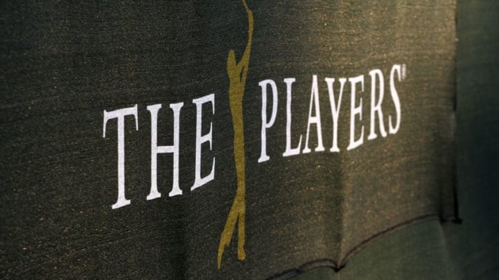 PONTE VEDRA BEACH, FLORIDA - MAY 6: THE PLAYERS tournament logo on a windscreen during the second day of practice for THE PLAYERS Championship on THE PLAYERS Stadium Course at TPC Sawgrass on May 6, 2008 in Ponte Vedra Beach, Florida. (Photo by Caryn Levy/US PGA TOUR)