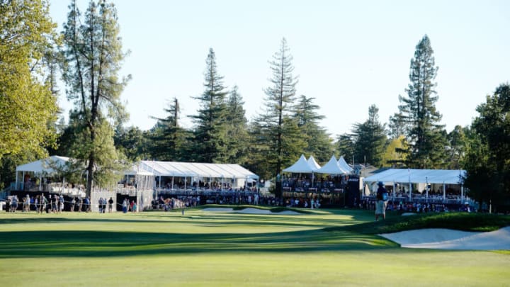 NAPA, CA - OCTOBER 07: A general view of the 18th hole during the final round of the Safeway Open at the North Course of the Silverado Resort and Spa on October 7, 2018 in Napa, California. (Photo by Robert Laberge/Getty Images)