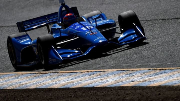 SONOMA, CA - SEPTEMBER 15: Ed Jones, driver of the #10 Chip Ganassi Racing Honda, on track during pracrtice for the Verizon IndyCar Series Sonoma Grand Prix at Sonoma Raceway on September 15, 2018 in Sonoma, California. (Photo by Jonathan Moore/Getty Images)