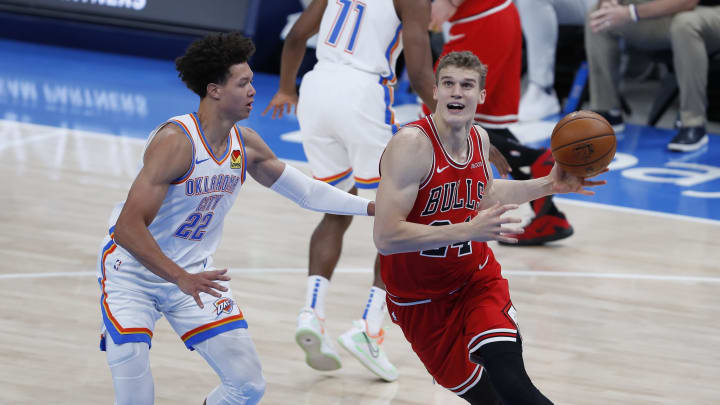 Lauri Markkanen, Chicago Bulls Mandatory Credit: Alonzo Adams-USA TODAY Sports